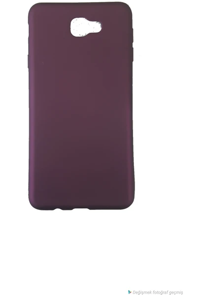 Tekno Grup Samsung Galaxy J7 Prime 2 Mat Premium Silikon Kılıf - Bordo