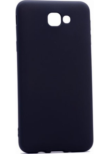 Samsung Galaxy J7 Prime Mat Premium Silikon Kılıf - Siyah + Cam Ekran Koruyucu