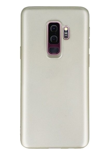 Samsung Galaxy J8 Mat Premium Silikon Kılıf - Gold + Cam Ekran Koruyucu