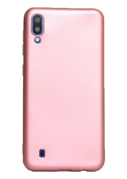 Samsung Galaxy M10 Mat Premium Silikon Kılıf - Rose