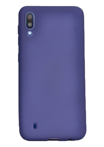 Samsung Galaxy M10 Mat Premium Silikon Kılıf - Lacivert