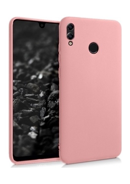 Samsung Galaxy M20 Mat Premium Silikon Kılıf - Rose + Nano Ekran Koruyucu