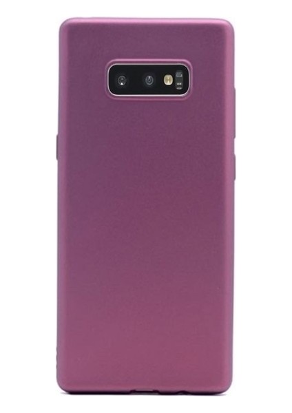 Samsung Galaxy S10E Mat Premium Silikon Kılıf - Bordo + 360 Full Body Ekran Koruma (Ön-Arka)