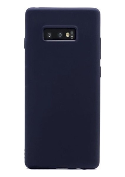 Samsung Galaxy S10E Mat Premium Silikon Kılıf - Siyah + Nano Ekran Koruyucu