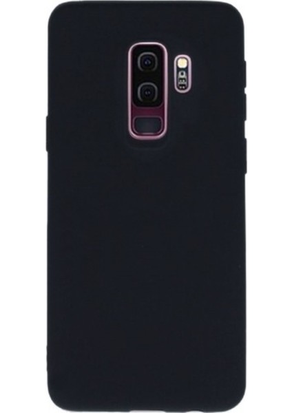 Samsung Galaxy S9 Plus Mat Premium Silikon Kılıf - Siyah + 360 Full Body Ekran Koruma (Ön-Arka)