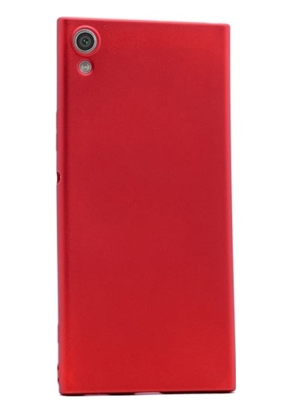 Sony Xperia XA Ultra Kılıf Mat Premium Silikon Kılıf - Kırmızı