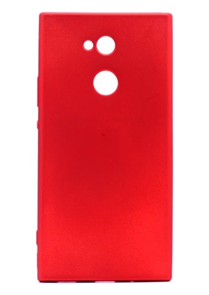 Sony Xperia XA2 Ultra Kılıf Mat Premium Silikon Kılıf - Kırmızı