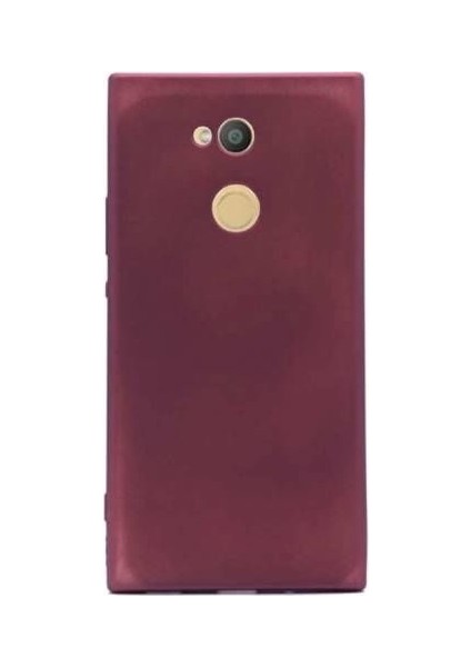 Sony Xperia XA2 Ultra Kılıf Mat Premium Silikon Kılıf - Bordo