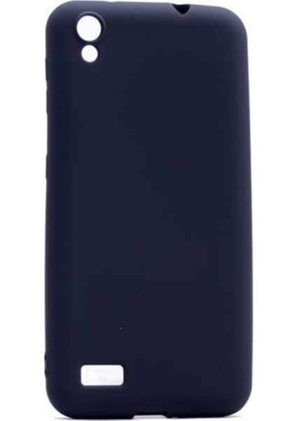 Vestel Venüs 5040 Mat Premium Silikon Kılıf - Siyah + Cam Ekran Koruyucu