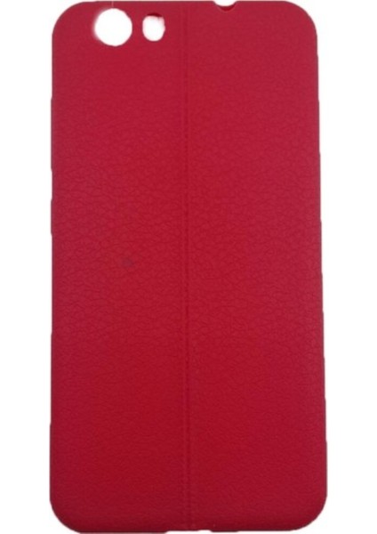Vestel Venüs 5070 Mat Premium Silikon Kılıf - Bordo + Nano Ekran Koruyucu