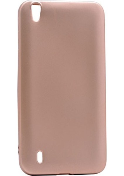 Vestel Venüs 5530 Mat Premium Silikon Kılıf - Gold + Nano Ekran Koruyucu