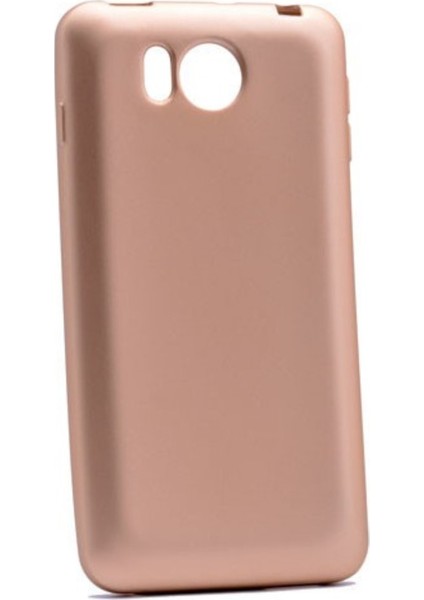 Vestel Venüs 5580 Mat Premium Silikon Kılıf - Gold