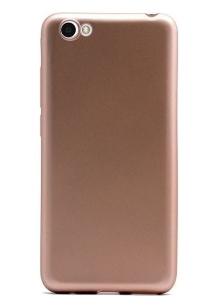 Vestel Venüs E2 Plus Kılıf Mat Premium Silikon Kılıf - Gold