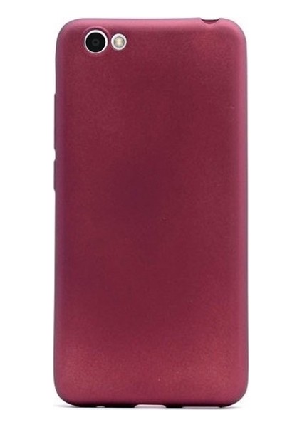 Vestel Venüs E2 Plus Kılıf Mat Premium Silikon Kılıf - Bordo
