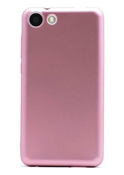 Vestel Venüs E2 Plus Kılıf Mat Premium Silikon Kılıf - Rose
