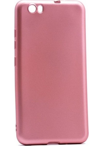 Vestel Venüs E3 Mat Premium Silikon Kılıf - Rose