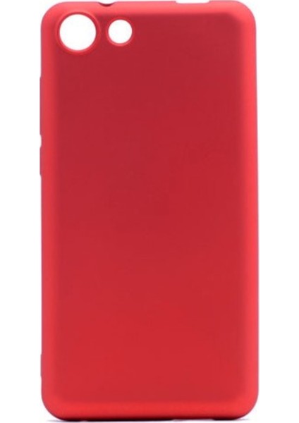 Vestel Venüs V4 Mat Premium Silikon Kılıf - Kırmızı