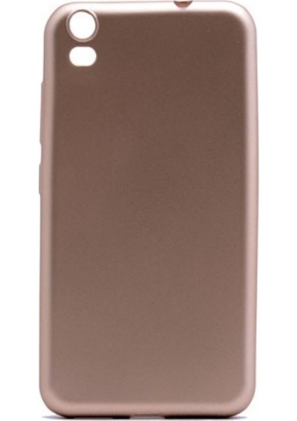 Vestel Venüs V5 Mat Premium Silikon Kılıf - Gold