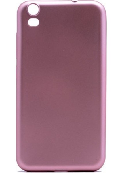Vestel Venüs V5 Mat Premium Silikon Kılıf - Rose + Nano Ekran Koruyucu