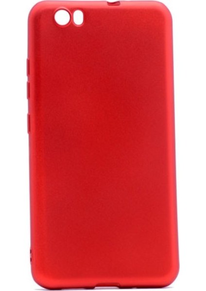 Vestel Venüs Z10 Mat Premium Silikon Kılıf - Kırmızı