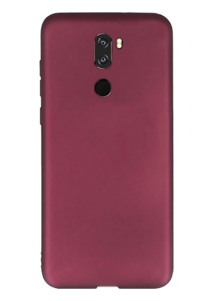 Vestel Venüs Z30 Kılıf Mat Premium Silikon Kılıf - Bordo + Nano Ekran Koruyucu