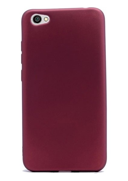 Xioami Mi 5 Mat Premium Silikon Kılıf - Bordo