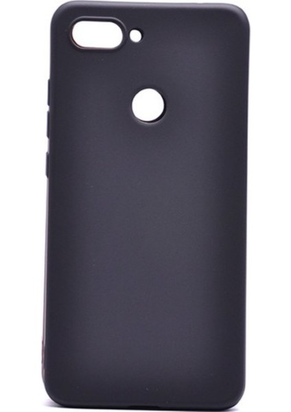 Xioami Mi 8 Lite Mat Premium Silikon Kılıf - Siyah + Nano Ekran Koruyucu