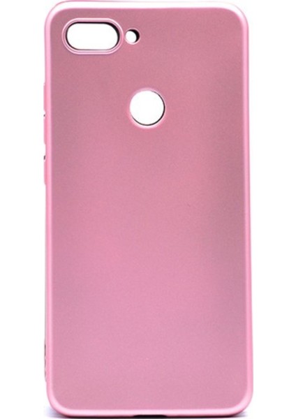 Xioami Mi 8 Lite Mat Premium Silikon Kılıf - Rose + Tam Kaplayan 6D Nano Ekran Koruyucu