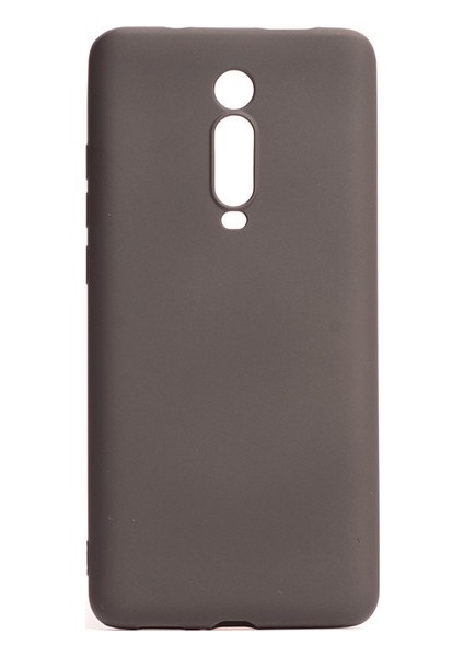 Xioami Mi 9T Kılıf Mat Premium Silikon Kılıf - Siyah + Nano Ekran Koruyucu