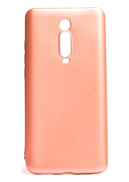 Xioami Mi 9T Kılıf Mat Premium Silikon Kılıf - Rose + Nano Ekran Koruyucu