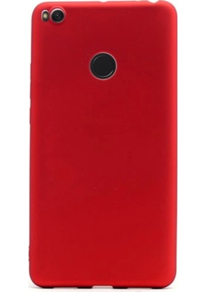 Xioami Mi Max2 Mat Premium Silikon Kılıf - Kırmızı