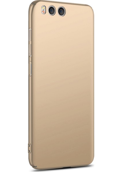 Xioami Mi Note 3 Mat Premium Silikon Kılıf - Gold