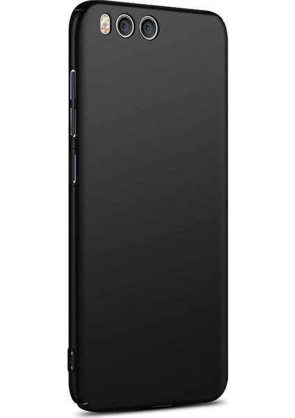 Xioami Mi Note 3 Mat Premium Silikon Kılıf - Siyah + Nano Ekran Koruyucu