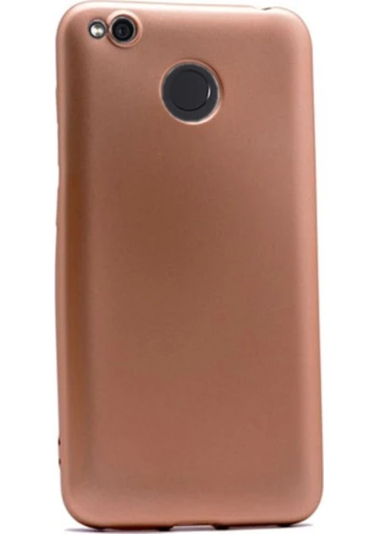 Tekno Grup Xioami Redmi 4X Mat Premium Silikon Kılıf - Gold