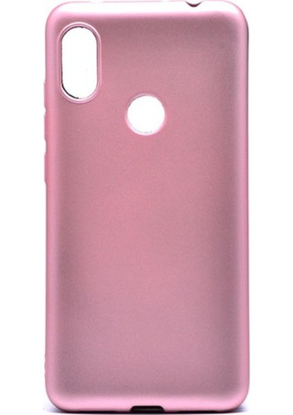 Tekno Grup Xioami Redmi 6 Mat Premium Silikon Kılıf - Rose + Cam Ekran Koruyucu