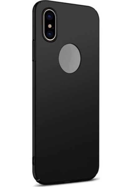 Xioami Redmi Note 5 Pro Mat Premium Silikon Kılıf - Siyah + Cam Ekran Koruyucu