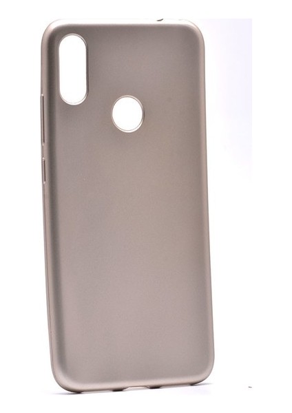 Xioami Redmi Note 7 Kılıf Mat Premium Silikon Kılıf - Gold