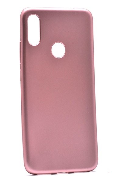 Xioami Redmi Note 7 Kılıf Mat Premium Silikon Kılıf - Rose + Tam Kaplayan 6D Nano Ekran Koruyucu