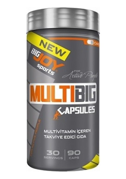 Multibig Multivitamin Vitamin Enerji Gıda 90 Kapsül