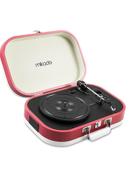 Nostalgia MN-101 Pikap Mercan Rengi Usb+RCA+Bluetooth Destekli Müzik Kutusu