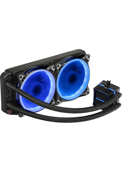 AquaForce W244 2x12cm Çevresel Adreslenebilir RGB Fanlı Intel & AMD Uyumlu Sıvı Soğutma Sistemi (DKCCW244)