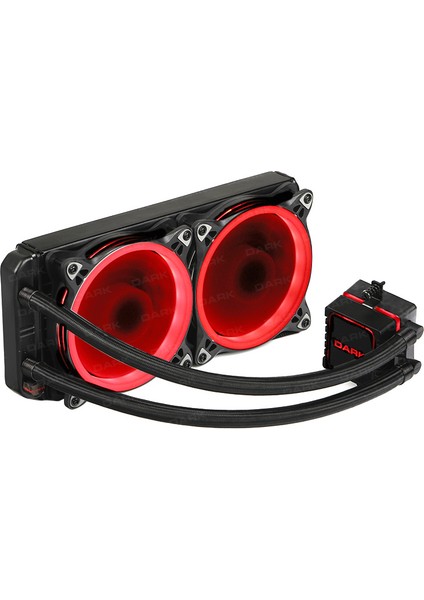 AquaForce W244 2x12cm Çevresel Adreslenebilir RGB Fanlı Intel & AMD Uyumlu Sıvı Soğutma Sistemi (DKCCW244)