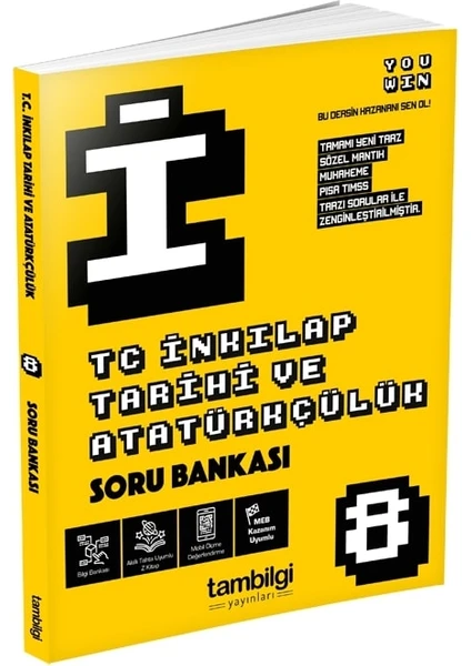 Tam Bilgi Yayınları 8. Sınıf T.C. İNKİLAP TARİHİ VE ATATÜRKÇÜLÜK Soru Bankası