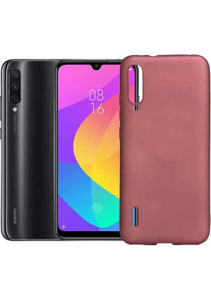 Case 4U Xiaomi Mi A3 Kılıf Klasik Mat Renkli Yumuşak Premier Silikon Koyu Mor