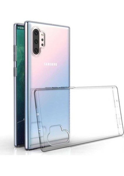 Galaxy Note 10 Plus Uyumlu Kılıf A+ Şeffaf Lüx Süper Yumuşak 0.3mm Ince Slim Silikon