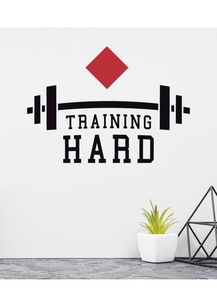 Areksan Reklam Training Hard Duvar Sticker