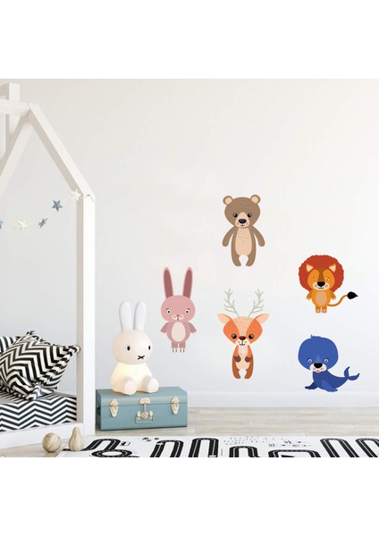Areksan Reklam Sevimli Hayvanlar 1 Çocuk Odası Duvar Sticker