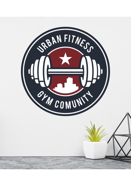 Areksan Reklam Urban Fitness Duvar Sticker