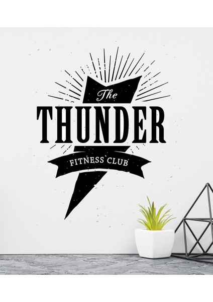Areksan Reklam The Thunder Fitness Club Duvar Sticker
