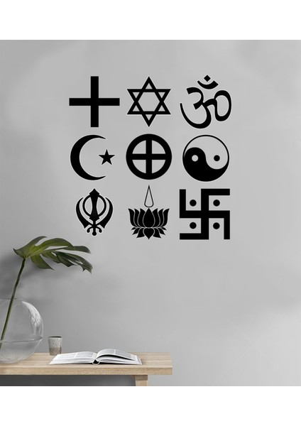 Areksan Reklam Dini Semboller 2 Duvar Sticker
